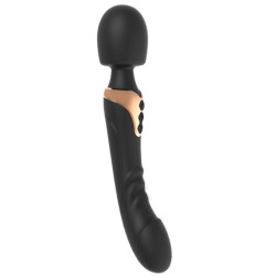 BDSMaster Wand-Dildo Duzio 10 Vibrations Noir